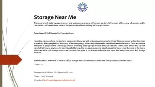 storage near me