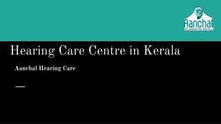 Best Hearing Care Centre in Kerala