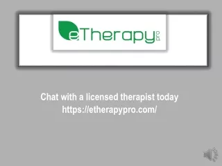 chat with a licensed therapist today https etherapypro com