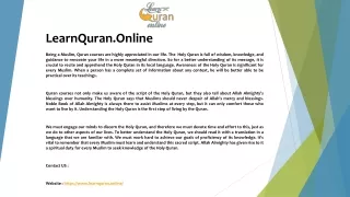 learnquran online