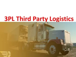 3PL Third Party Logistics