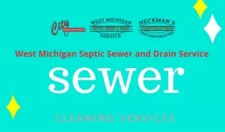 Get Sewer Cleaning Services in West Michigan by WMSSD