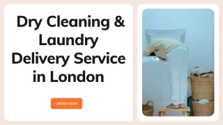 Dry cleaning service in London