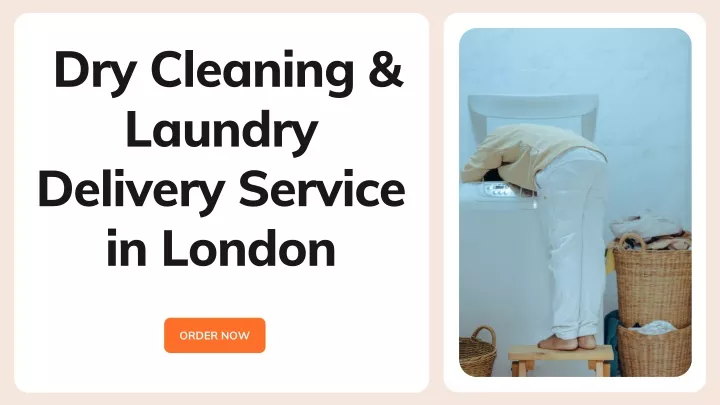 dry cleaning laundry delivery service in london