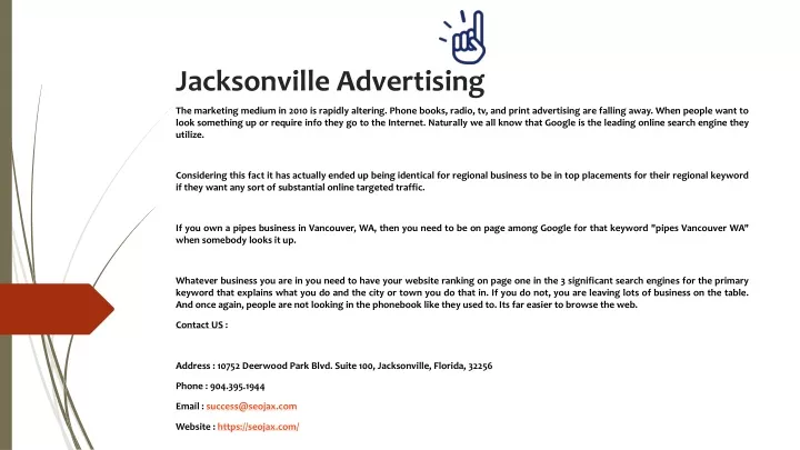 jacksonville advertising