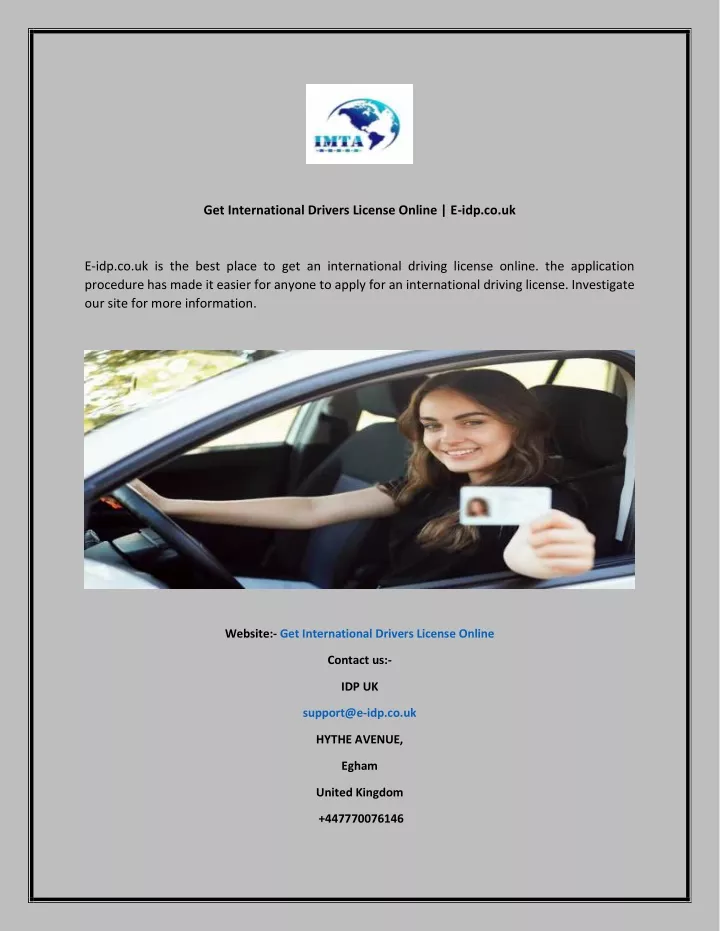 get international drivers license online