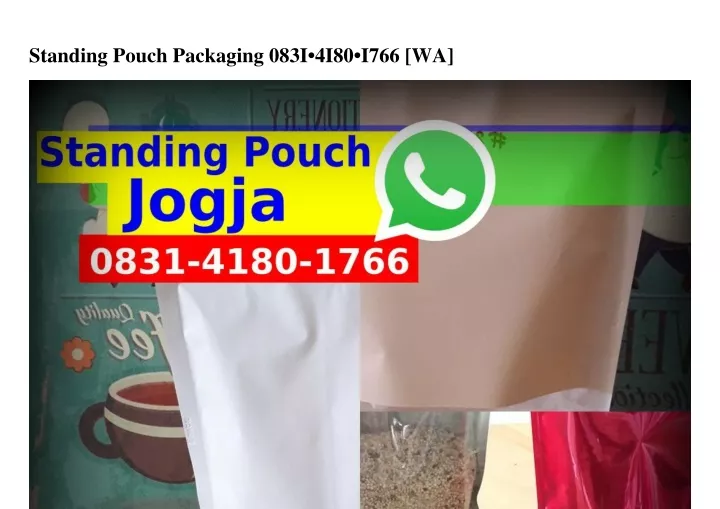 standing pouch packaging 083i 4i80 i766 wa