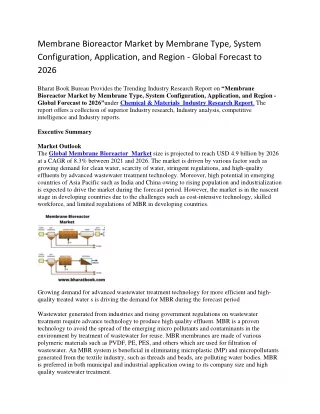 membrane bioreactor market by membrane type