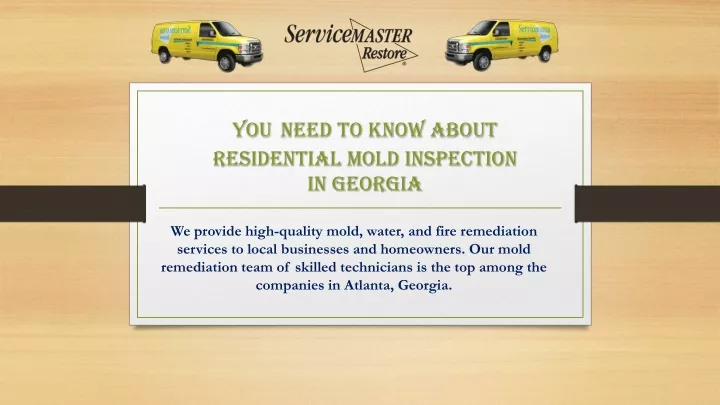 you need to know about residential mold inspection in georgia