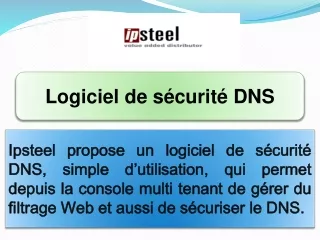 Logiciel de sécurité DNS