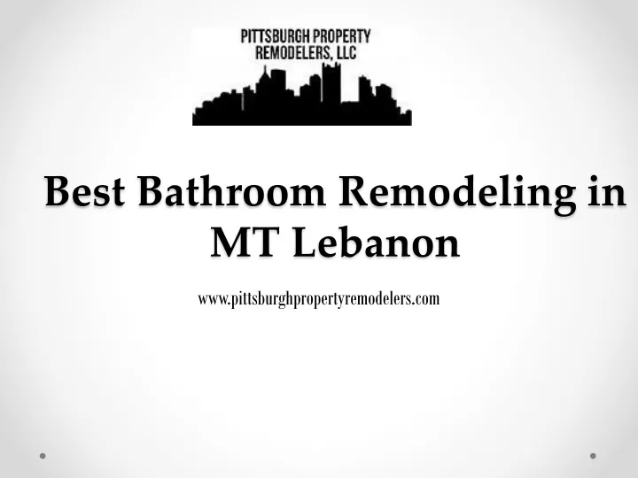 best bathroom remodeling in mt lebanon