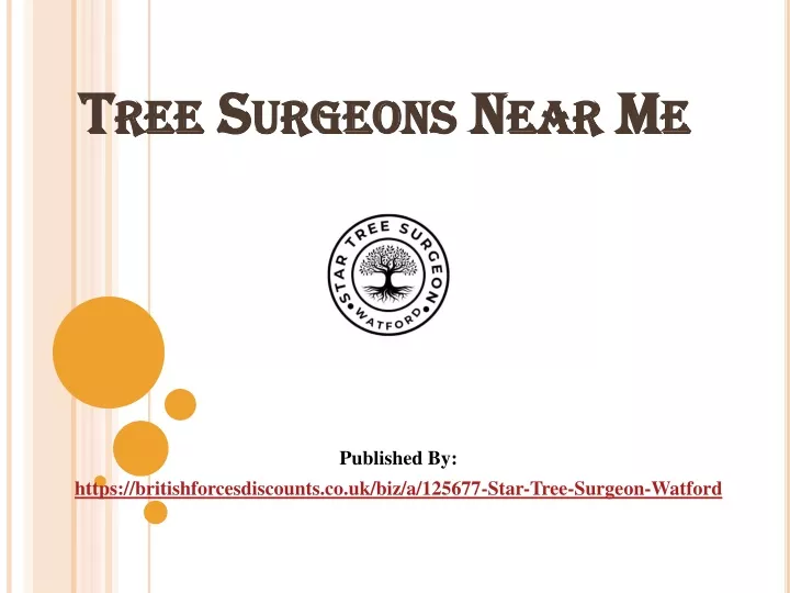 tree surgeons near me
