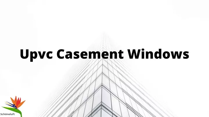 upvc casement windows