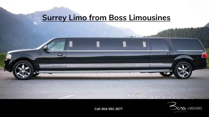 surrey limo from boss limousines