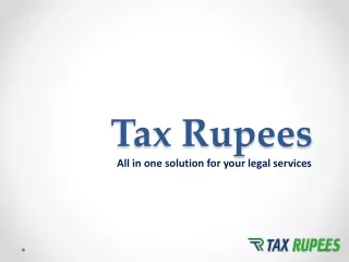 Tax Rupees - ITR, GST and Accounting Services Company