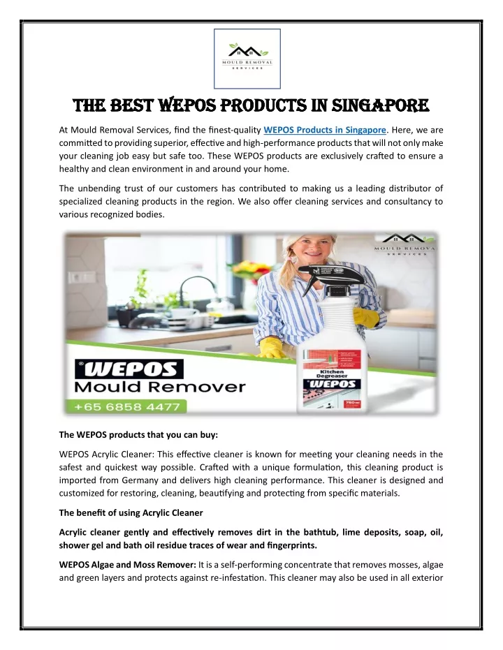 the best wepos products in singapore the best