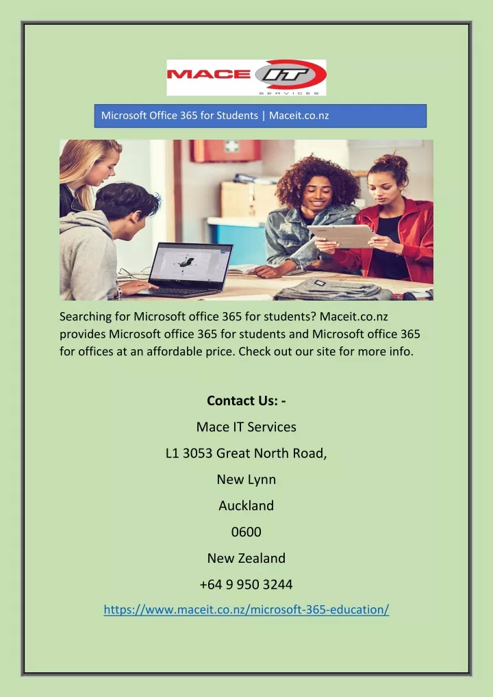 microsoft office 365 for students maceit co nz