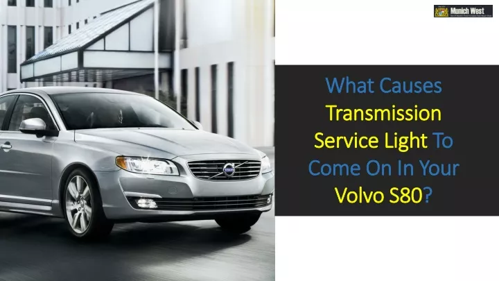 what causes transmission service light to come