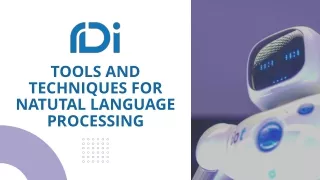 tools and techniques for natutal language