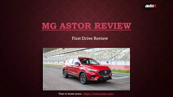 mg astor review