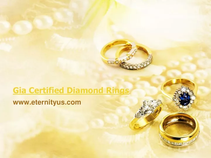 gia certified diamond rings