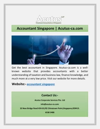 accountant singapore acutus ca com