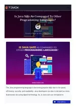 Is Java Safe As Compared To Other Programming Languages - slide 1