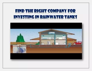 PDF: Find The Right Company For Investing In Rainwater Tanks