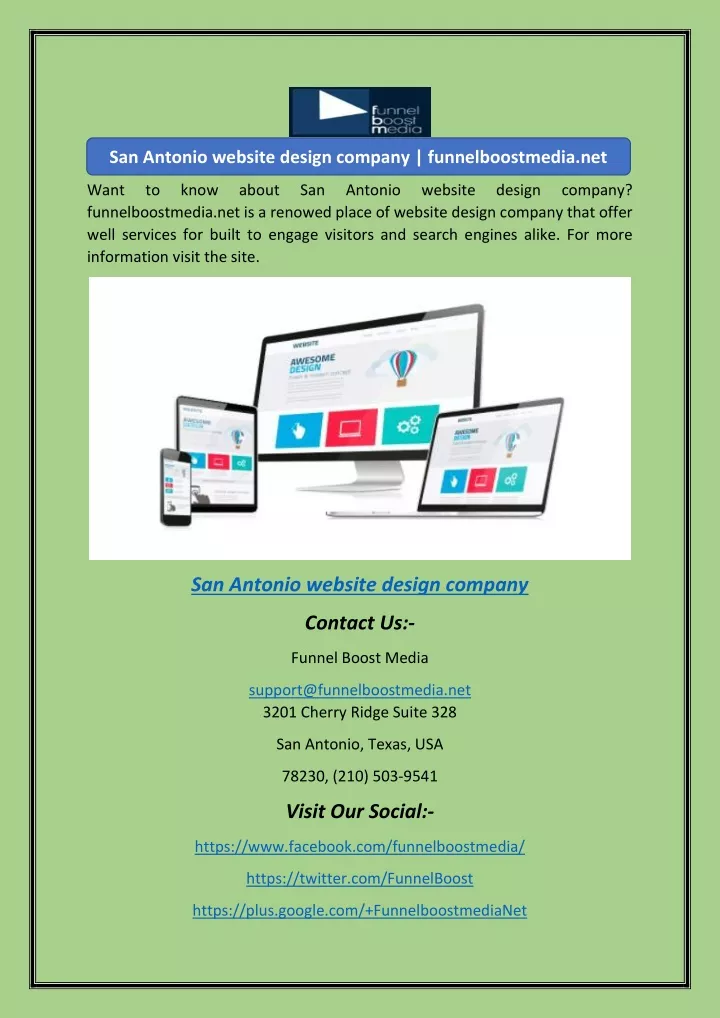 san antonio website design company