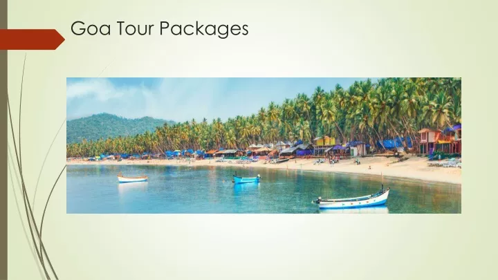 goa tour packages