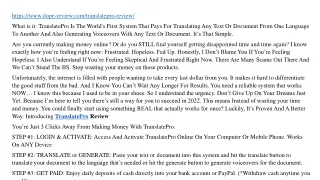 https www dope review com translatepro review