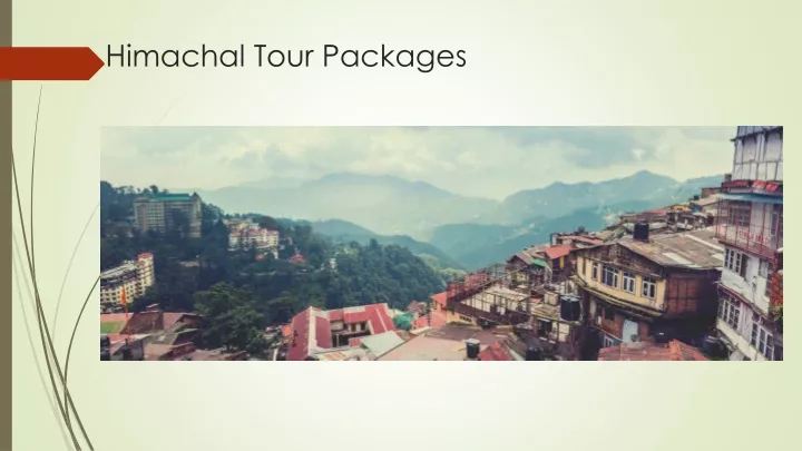 himachal tour packages