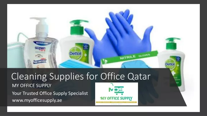 cleaning supplies for office qatar
