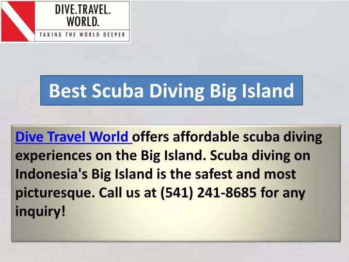 best scuba diving big island