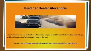 Used Car Dealer Alexandria