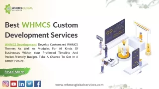 best whmcs custom development services