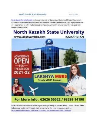 North Kazakh State University