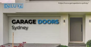 Install The Top Quality Garage Doors Sydney - Deluxe Garage Doors
