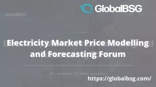 Electricity Market Price Modelling and Forecasting Forum