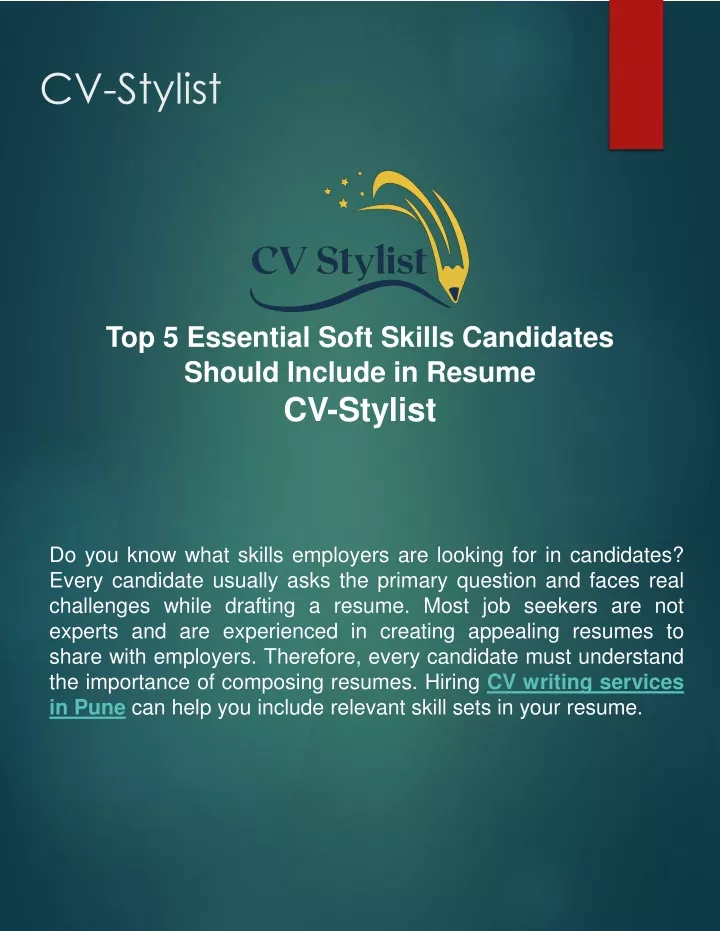 cv stylist