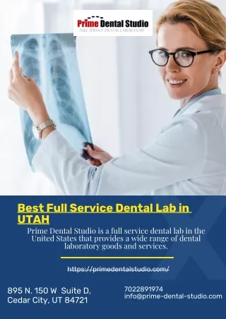 Best Full Service Dental Lab in UTAH
