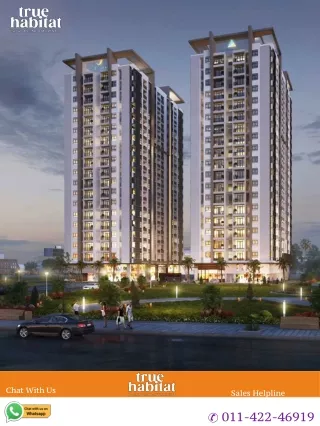 Affordable 2&3 BHK Flats at True Habitat Bodh Setor 79 - Gurgaon