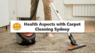 Health Aspects with Carpet Cleaning Sydney