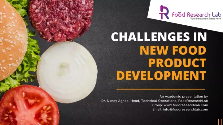 challenges in new food product development