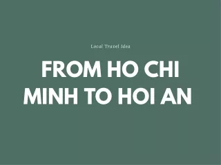 local travel idea