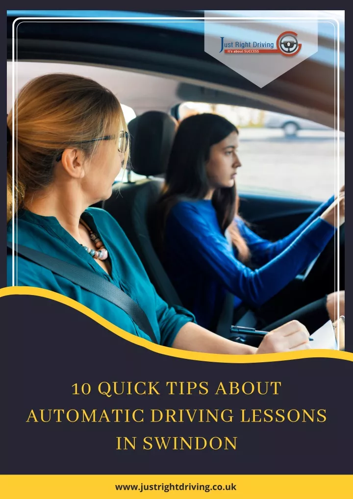 10 quick tips about automatic driving lessons