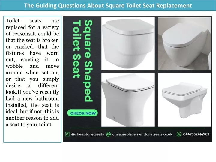 the guiding questions about square toilet seat replacement