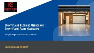 Epoxy Flake Flooring Melbourne | Epoxy Floor Paint Melbourne