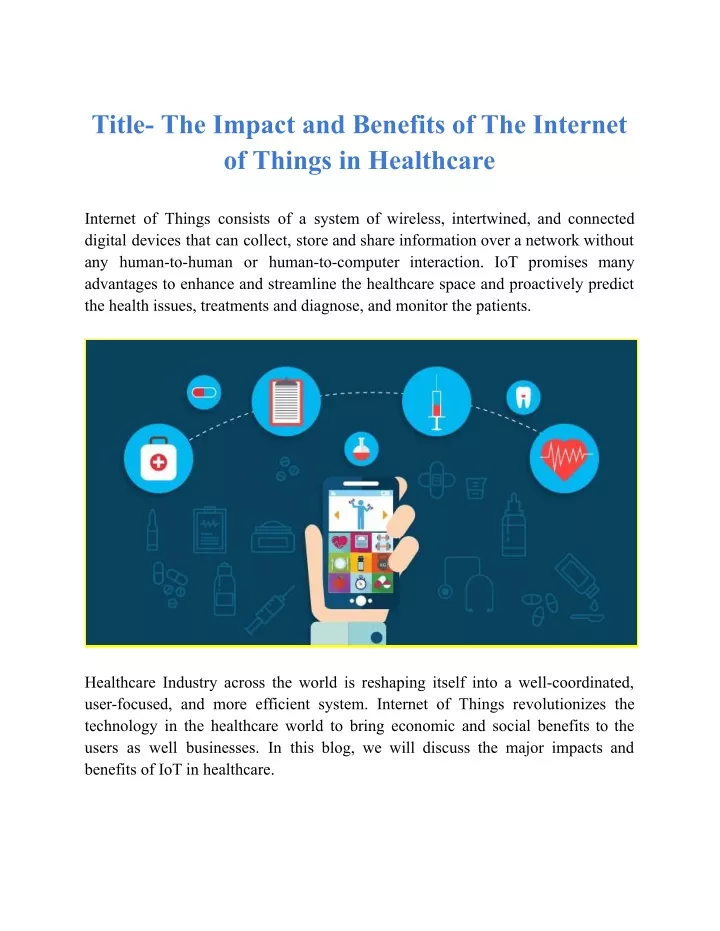 title the impact and benefits of the internet
