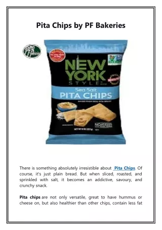 Pita Chips by PF Bakeries